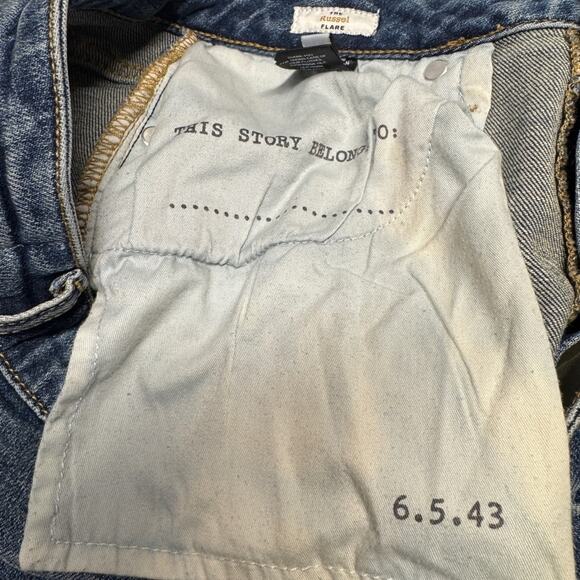 Oliver Logan High Rise Russel Split Flare size 27 - Picture 10 of 10